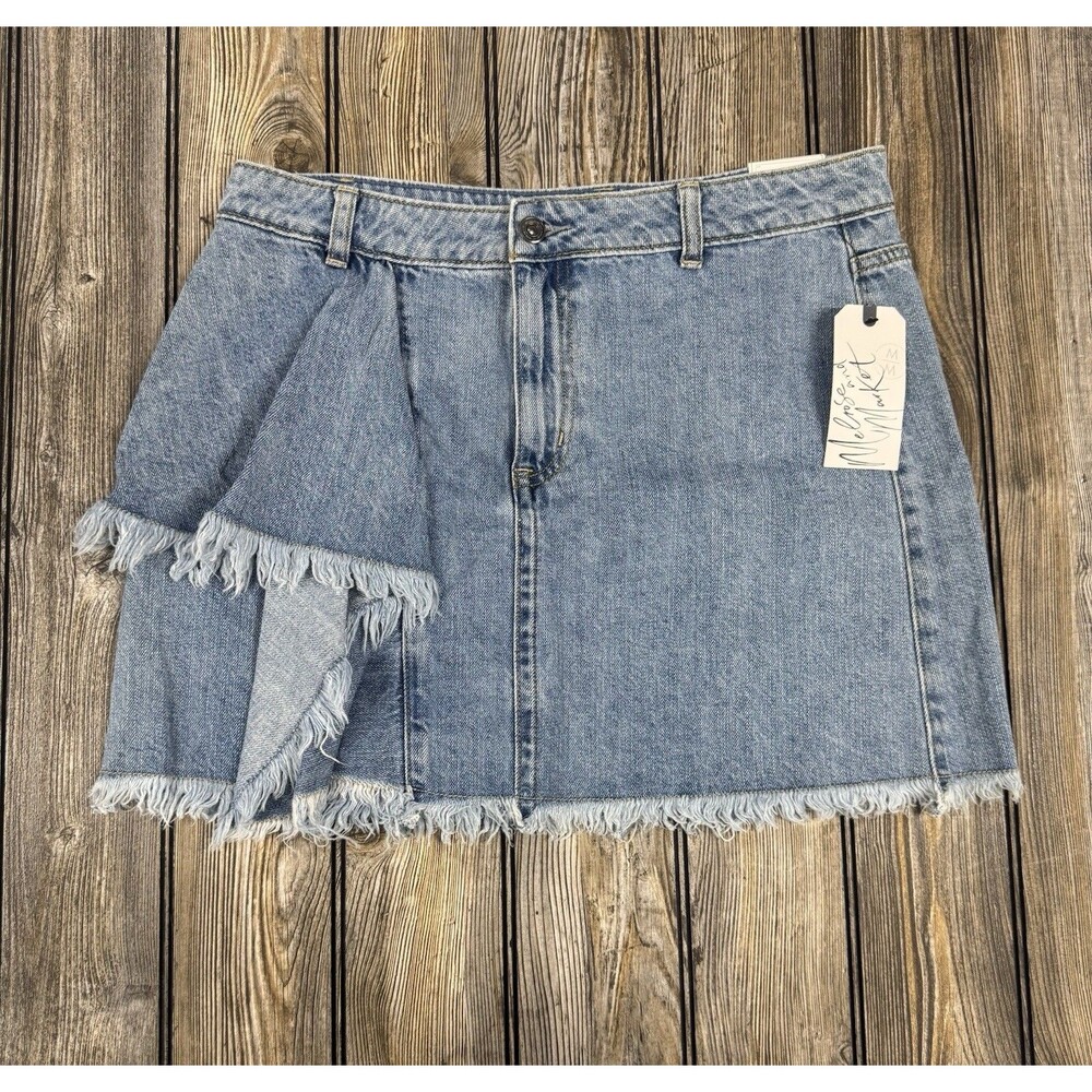 Melrose and Market Women's Size 29  Blue Denim Mini Skirt